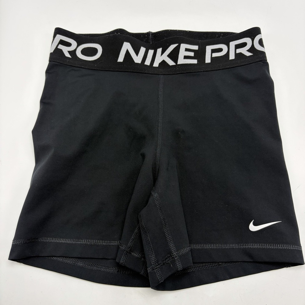 Nike Pro Dri Fit Compression Shorts Womens Small Black Athletic Gym